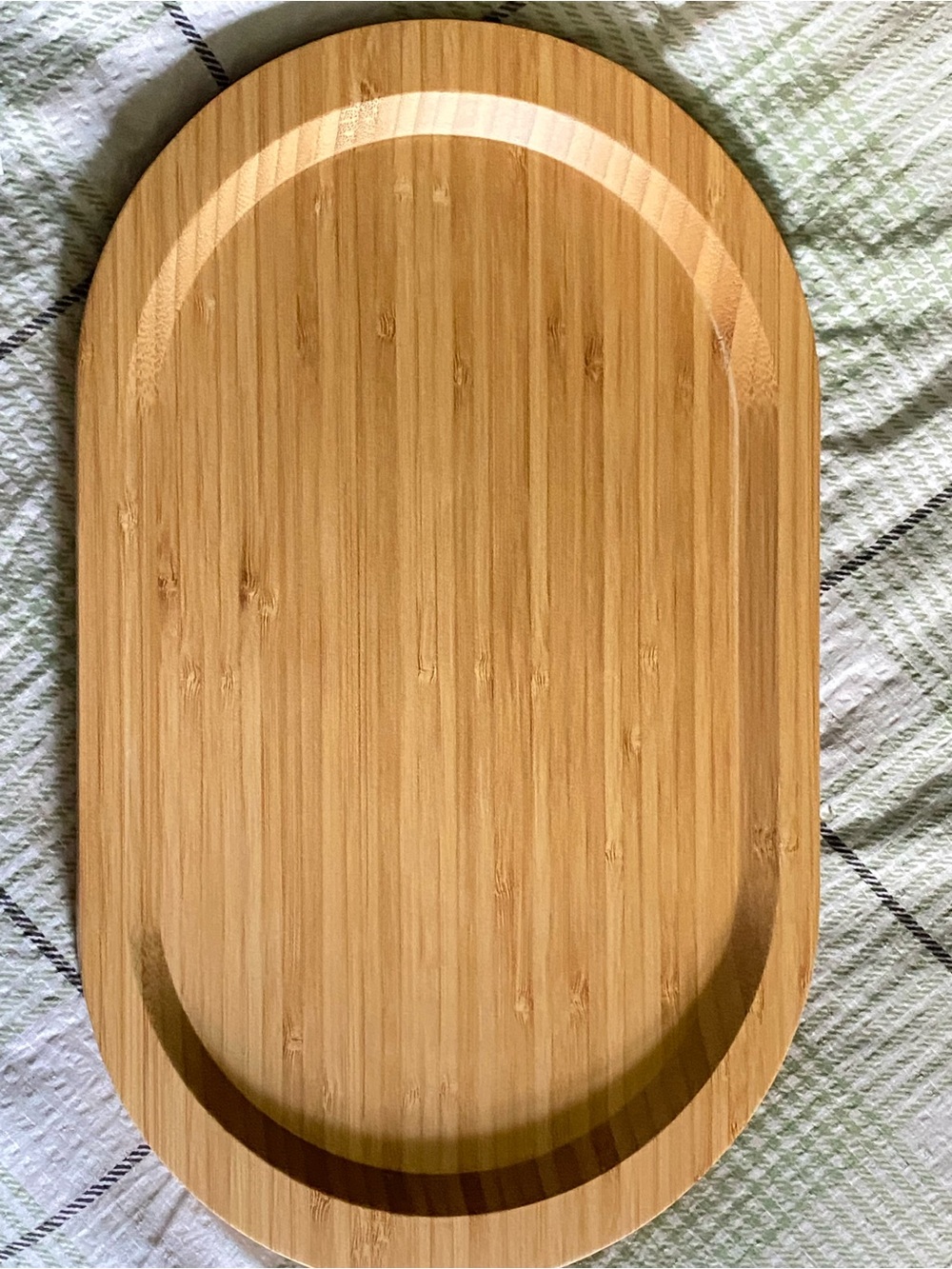 Pampered Chef Bamboo Appetizer Platter - Natural Brown